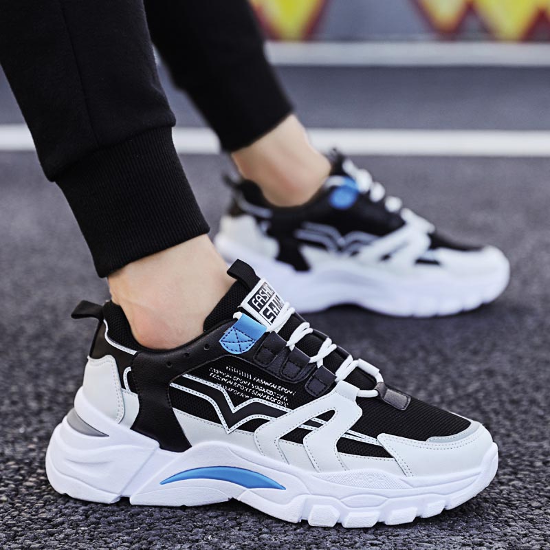 Japanese Lifestyle Tips - Büyük boy tıknaz yükseklik adam Sneakers