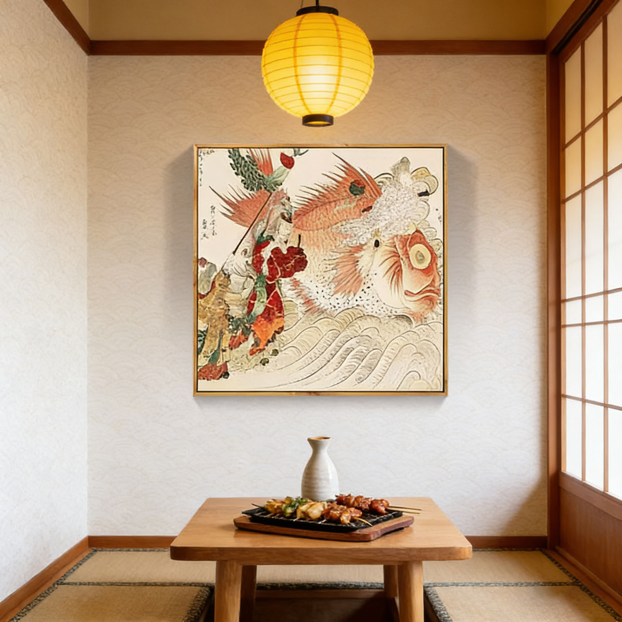 Japon Ukiyo-e Tarzı Istakoz Ka - Japanese Restaurant Lifestyle incelemesi ve fiyatı