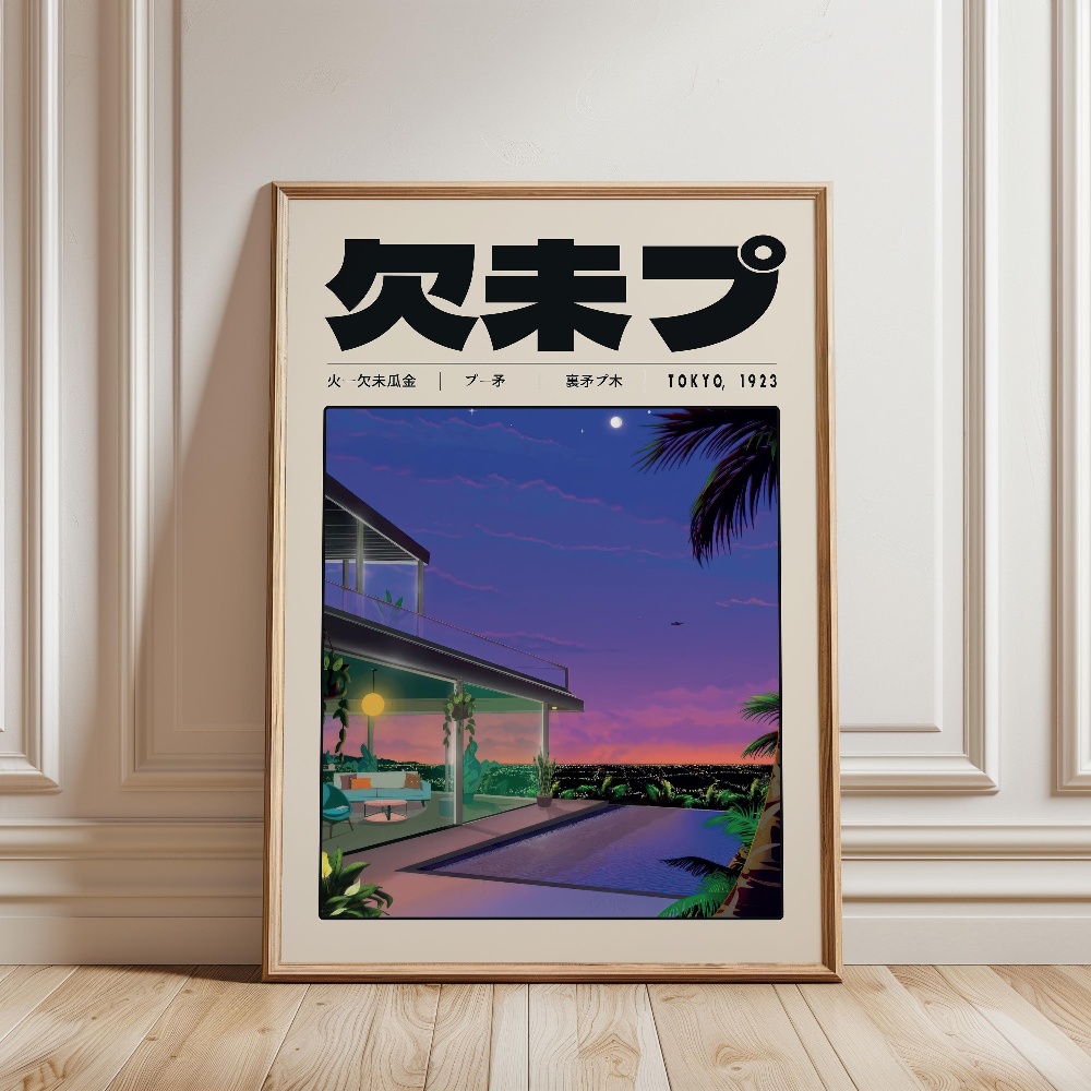 Retro Japon Vaporwave Tokyo 19 - Japanese Culture Lifestyle incelemesi ve fiyatı